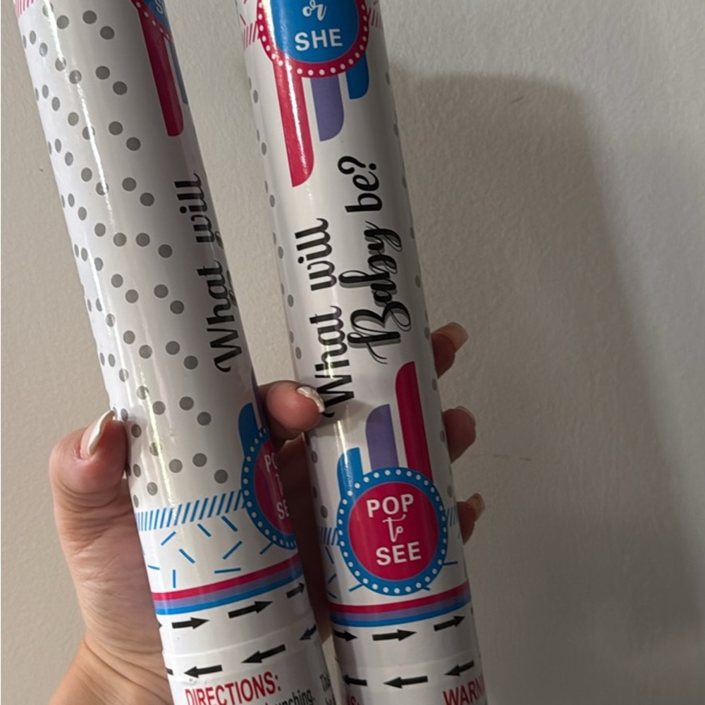 Gender Reveal Confetti Cannons